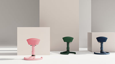 Aeris Swopper is an ergonomic office with an iconic spring a convex formed polstered seat