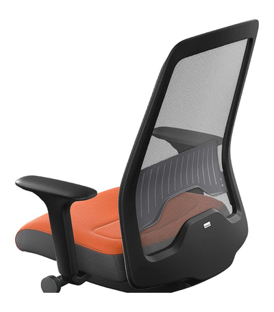 Interstuhl - Interstuhl EVERY ACTIVE Edition 07 (Anthrazit Orange) - Bürostuhl - Anthrazit Orange - 123HomeOffice