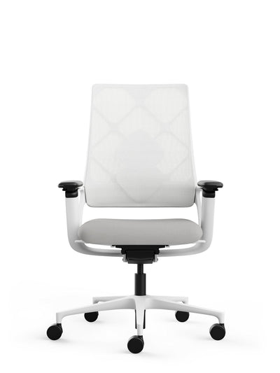 Klöber - Connex2 (Cnx88) - OFFICE CHAIRS - Weiss Grau - Ohne Lordosenstütze - 123HomeOffice