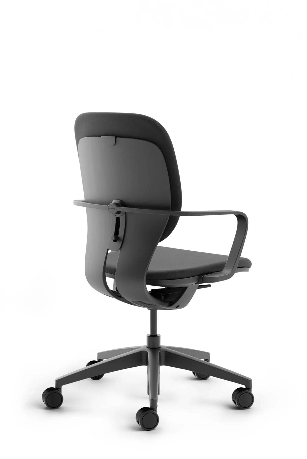 Klöber - LIM Black mit Design Armlehne - Sitzhocker - Schwarz - 123HomeOffice