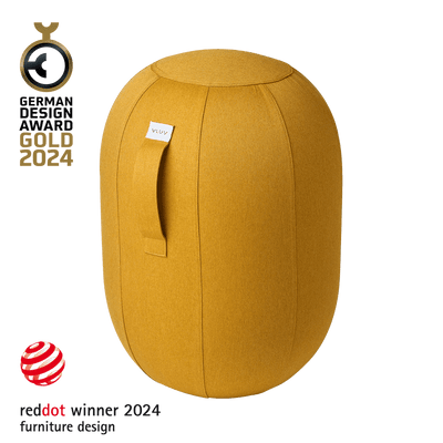 Vluv - Vluv Kapsul Leiv Balancekapsel - Sitzbälle - Mustard - Medium - 123HomeOffice