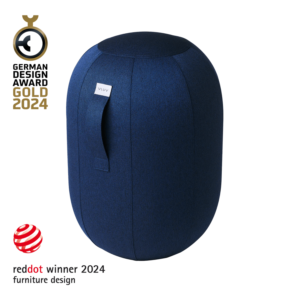 Vluv - Vluv Kapsul Leiv Balancekapsel - Sitzbälle - Royal Blue - Medium - 123HomeOffice