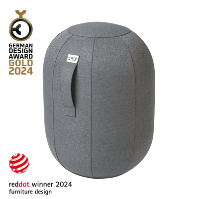 Vluv - Vluv Kapsul Sova Balancekapsel - Sitzbälle - Ash - Medium - 123HomeOffice