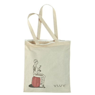 Vluv - Vluv Sitzball - Bol Diva Bouclé - Sitzbälle - 60 - 65cm - White - 123HomeOffice
