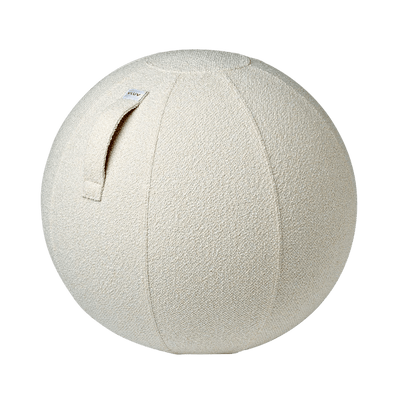 Vluv - Vluv Sitzball - Bol Diva Bouclé - Sitzbälle - 60 - 65cm - White - 123HomeOffice