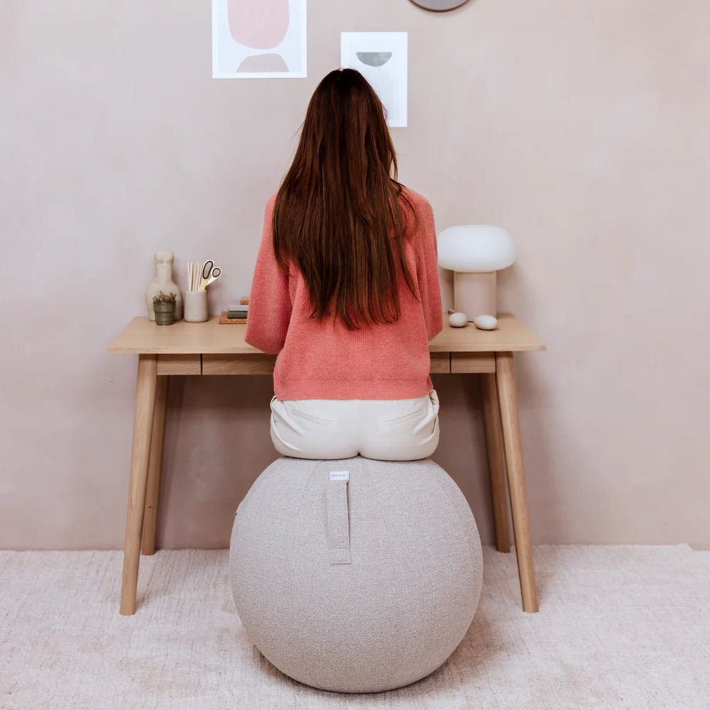 Vluv - Vluv Sitzball - Bol Vair - Sitzbälle - 60 - 65cm - White - 123HomeOffice