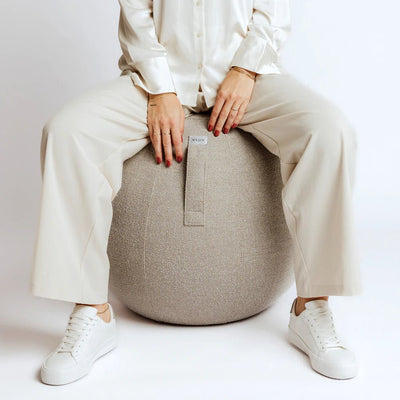 Vluv - Vluv Sitzball - Bol Vair - Sitzbälle - 60 - 65cm - White - 123HomeOffice