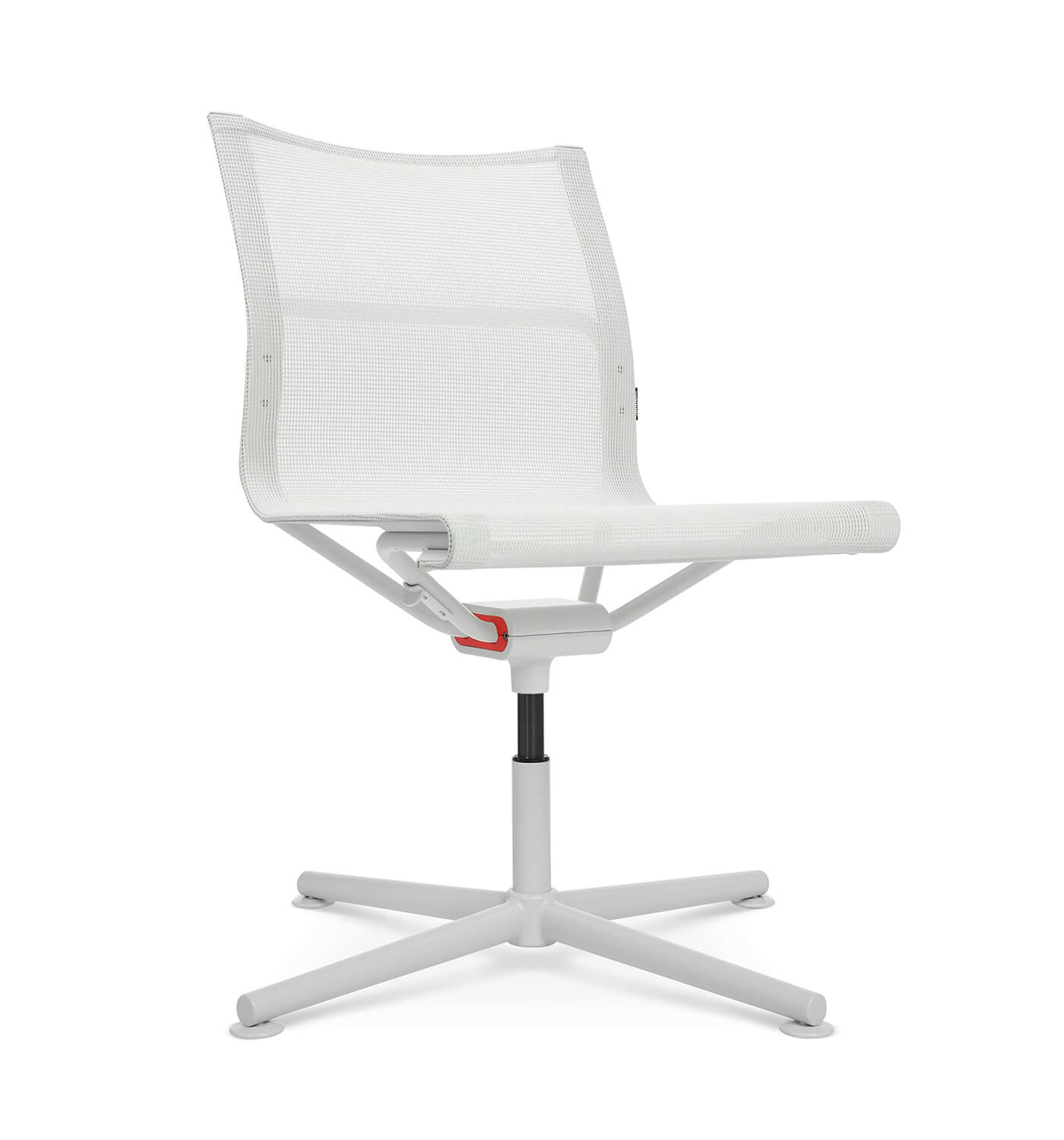 Wagner - D1 Office Besucherstuhl Weiss m. Gleitern - OFFICE CHAIRS - Ohne Armlehne - 123HomeOffice