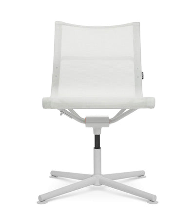 Wagner - D1 Office Besucherstuhl Weiss m. Gleitern - OFFICE CHAIRS - Ohne Armlehne - 123HomeOffice