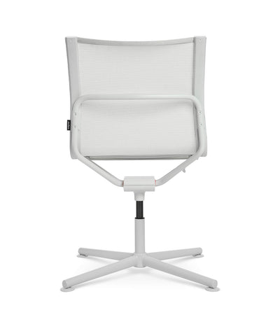 Wagner - D1 Office Besucherstuhl Weiss m. Gleitern - OFFICE CHAIRS - Ohne Armlehne - 123HomeOffice