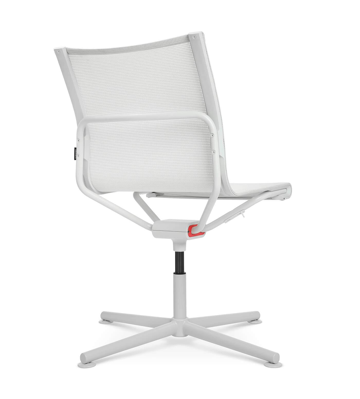 Wagner - D1 Office Besucherstuhl Weiss m. Gleitern - OFFICE CHAIRS - Ohne Armlehne - 123HomeOffice