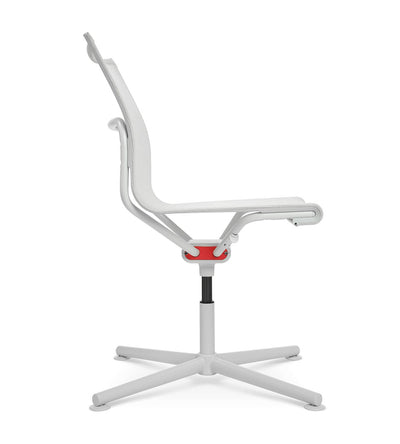 Wagner - D1 Office Besucherstuhl Weiss m. Gleitern - OFFICE CHAIRS - Ohne Armlehne - 123HomeOffice