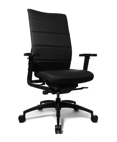 Wagner - Ergomedic 100 - 4 - Bürostuhl - Kunststoff Schwarz - 123HomeOffice