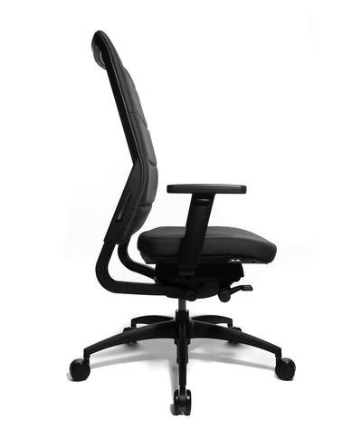 Wagner - Ergomedic 100 - 4 - Bürostuhl - Kunststoff Schwarz - 123HomeOffice