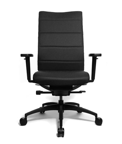 Wagner - Ergomedic 100 - 4 - Bürostuhl - Kunststoff Schwarz - 123HomeOffice