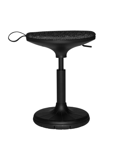 Wagner - W3 - Low Ergonomischer Sitzhocker - Sitzhocker - Just Black - 123HomeOffice