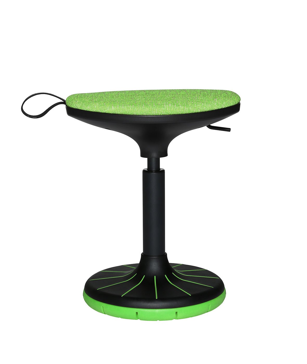 Wagner - W3 - Low Ergonomischer Sitzhocker - Sitzhocker - Schwarzgrün - 123HomeOffice