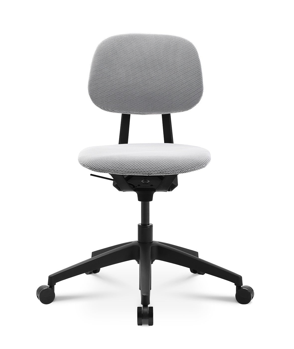 Wagner - Wagner S2 Bürostuhl (Schwarz) - Bürostuhl - Mit Stoffbezug in Weiss - 123HomeOffice