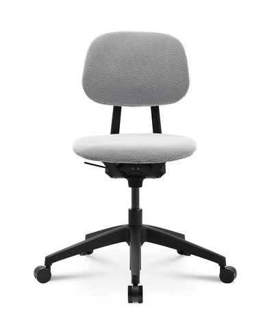 Wagner - Wagner S2 Bürostuhl (Schwarz) - Bürostuhl - Mit Stoffbezug in Weiss - 123HomeOffice