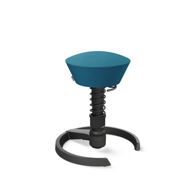 Aeris - Aeris Swopper Black Gleiter - Sitzhocker - Wollmischung (Select Gabriel) - azurblau - 123HomeOffice